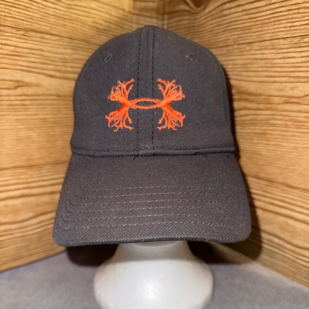 🪩Under Armour Antlers Orange Black SnapBack Cap
